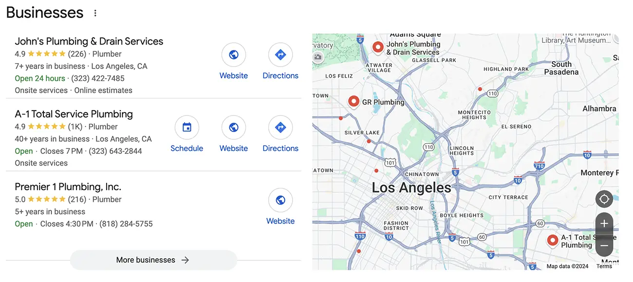 google-map-pack-example